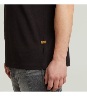 G-Star Camiseta Felt Logo negro