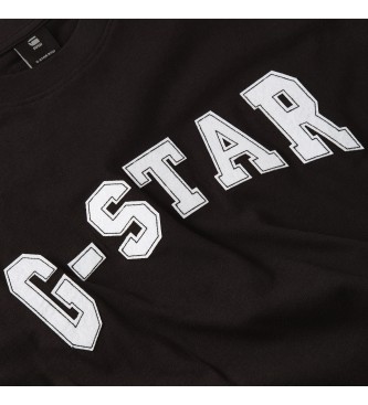 G-Star Camiseta Felt Logo negro