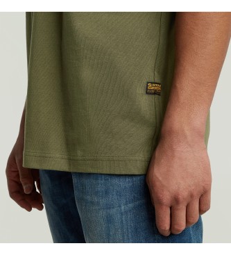 G-Star Camiseta Felt Logo verde