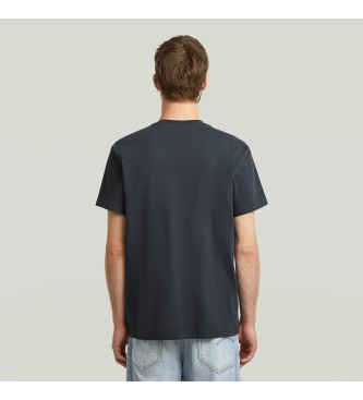 G-Star Camiseta Felt Logo marino