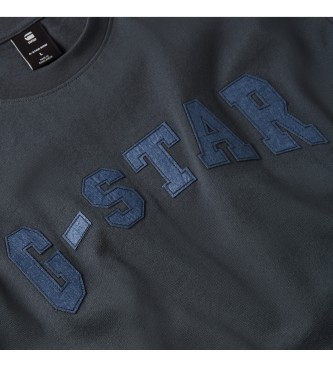 G-Star Camiseta Felt Logo marino