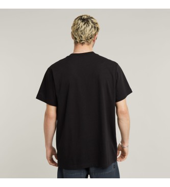 G-Star Flock G-Script Loose Loose T-shirt noir