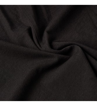 G-Star Frontnaht-T-Shirt schwarz