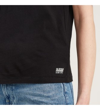 G-Star Front Seam T-shirt black