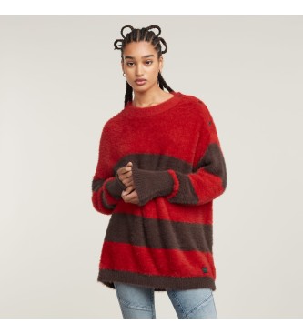 G-Star Fuzzy stripe loose jumper rd