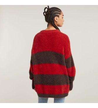 G-Star Fuzzy stripe loose jumper rd