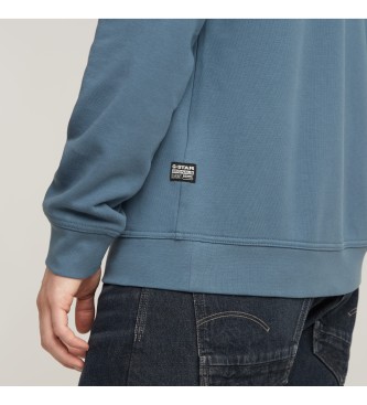 G-Star Sweatshirt G-Script Logo azul