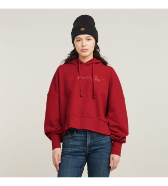 G-Star Sweatshirt G-script ovs red