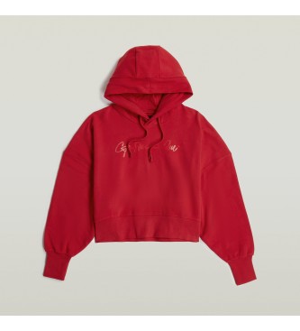 G-Star Sweatshirt G-script ovs vermelho