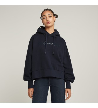 G-Star G-Script Oversized Sweatshirt marinbl