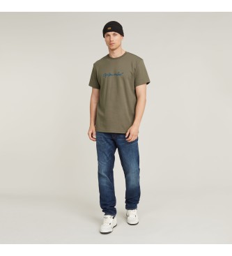 G-Star T-shirt G-script verde