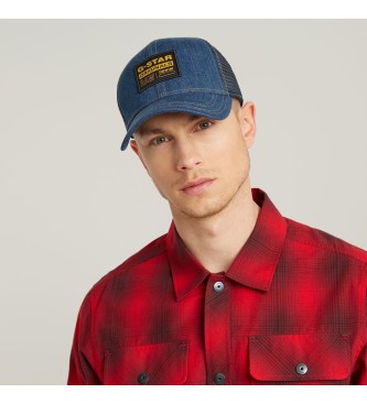 G-Star Denim Embro Baseball Grid Cap blue