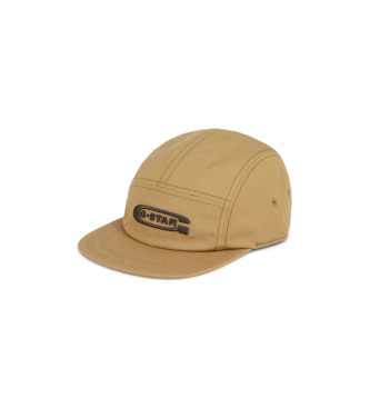 G-Star Flat Brim 5 Panel mustard cap