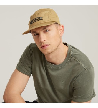 G-Star Flat Brim 5 Panel mustard cap