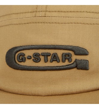 G-Star Casquette moutarde  bord plat et  5 panneaux