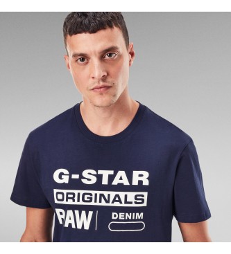 G-Star Camiseta Graphic 8 marino