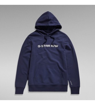 G-Star Sweatshirt com capuz Graphic Core azul-marinho