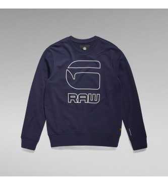 G-Star Graphic Graw navy sweatshirt