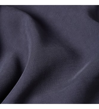 G-Star Half Placket Hemd Kleid blau