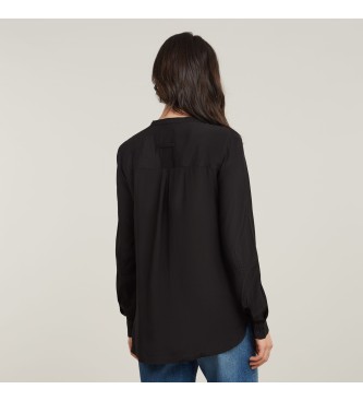 G-Star Blusa Half placket negro