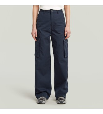 G-Star Cargohose mit hoher Taille navy