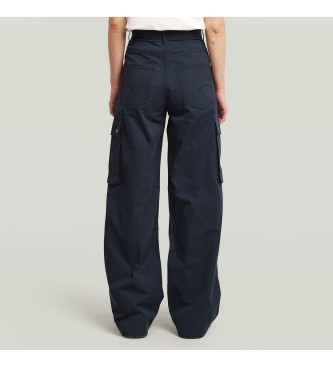 G-Star Cargohose mit hoher Taille navy