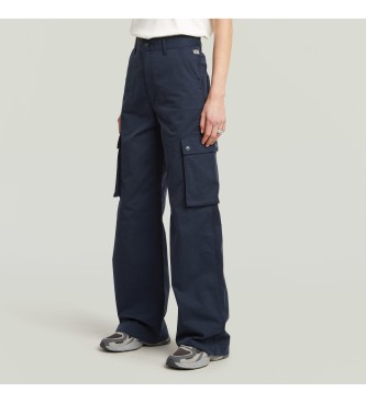 G-Star Cargohose mit hoher Taille navy