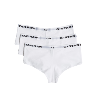 G-Star Set of 3 white Hipsters Panties