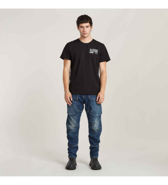 G-Star Džins 3D Regular Tapered Denim Cargo Cargo blue