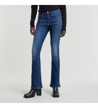 G-Star Jeans 3301 Schlaghose blau