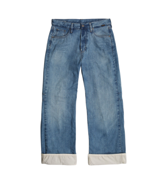 G-Star Bowey 3D geftterte Loose Jeans blau