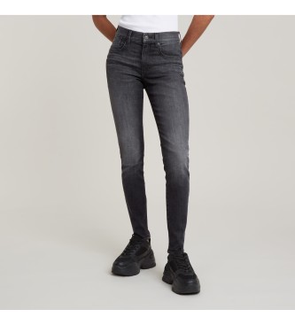 G-Star Dżinsy Lhana Skinny czarne