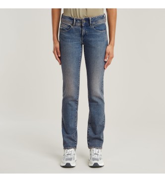 G-Star Kavbojke Midge Slim Straight blue