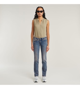 G-Star Kavbojke Midge Slim Straight blue