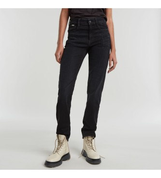 G-Star Jeansy Strace Straight Jeans czarne