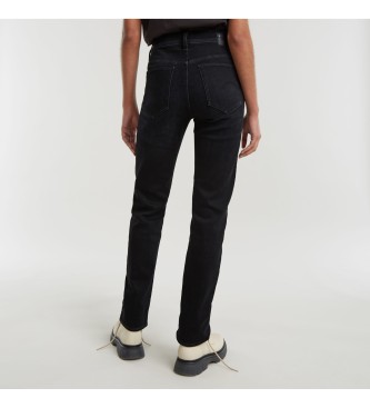 G-Star Strace Rechte Jeans zwart