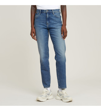 G-Star Jeans Viktoria Hoog Recht Blauw