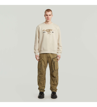 G-Star Running dog back beige jumper