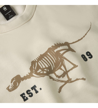 G-Star Running dog back beige jumper