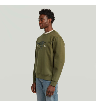 G-Star Running dog back jumper green