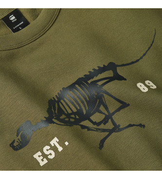 G-Star Running dog back jumper green
