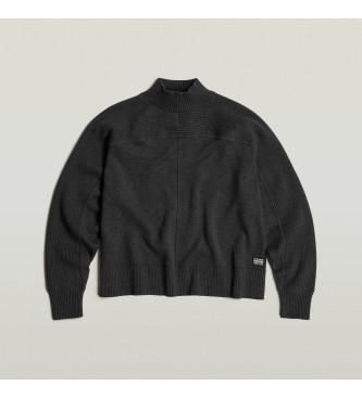 G-Star Pull Boxy Mock noir