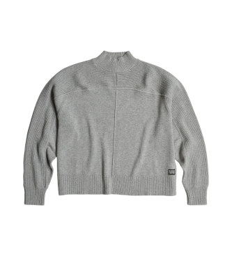 G-Star Boxy Mock jumper grey