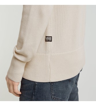 G-Star Fisherman strikket sweater off-white ecru