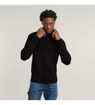 G-Star Fisherman knitted jumper black