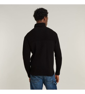 G-Star Fisherman knitted jumper black