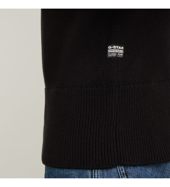 G-Star Fischer-Strickpullover schwarz