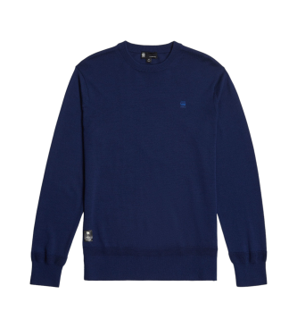 G-Star Premium Core Strikket Sweater navy