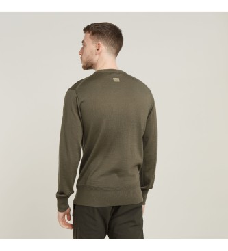 G-Star Maglione lavorato a maglia Premium Core verde