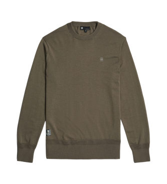 G-Star Maglione lavorato a maglia Premium Core verde